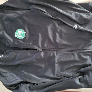 New Era Black Jacket with Boston Celtics Logo